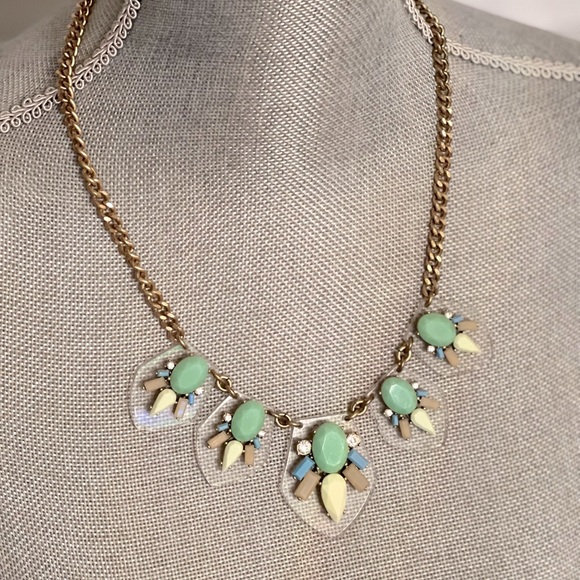 Jeweled J. Crew statement necklace. - Picture 1 of 4